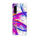 Xperia 5 IV 専用ハードケース SO-54C / SOG09 / A204SO 共通対応 so54c igcase スマホカバー カバー ケース pc ハードケース 011754 カラフル 蛍光 ピンク(2)
