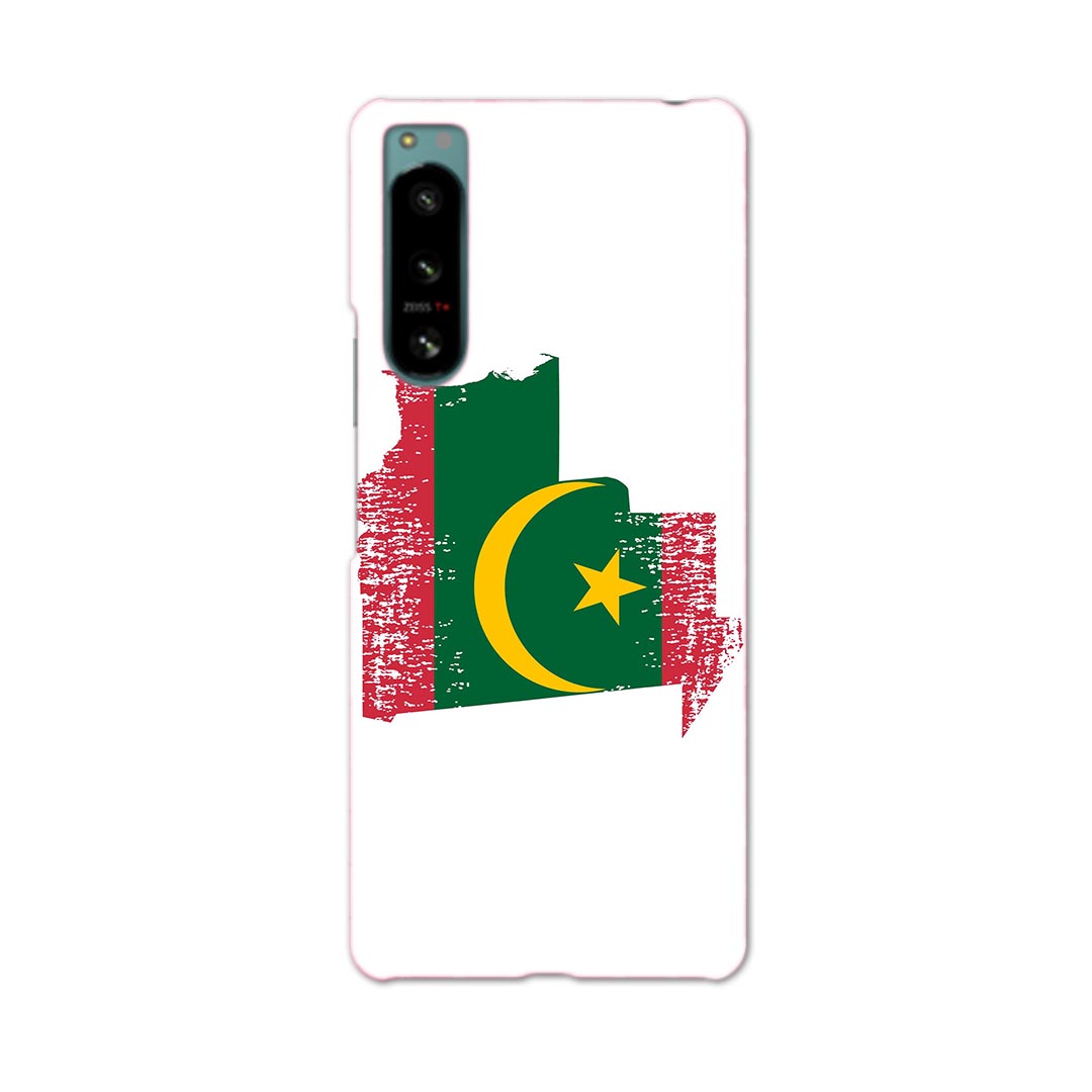 Xperia 5 IV 専用ハードケース SO-54C / SOG09 / A204SO 共通対応 so54c igcase スマホカバー カバー ケース pc ハードケース 018886 国旗 maurutania マウルタニア