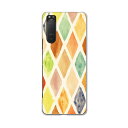 Xperia 5 II 専用ハードケース igcase SOG02 au スマホカバー カバー ケース pc ハードケース 006866 チェック・ボーダー カ...