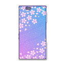 SOL24 Xperia Z Ultra エクスペリア sol24 au エーユー スマホ カバー ケース スマホケース スマホカバー PC ハードケース 桜 花 キラキラ フラワー 005359(2)