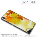 スキンシール スマホケース ステッカー スマホカバー ケース 保護シール 背面 スマホ スマートフォン 人気 プレゼント 単品 ss 001288 CP-D02 FleaPhone Covia Covia simfree SIMフリー フラワー 紅葉 秋