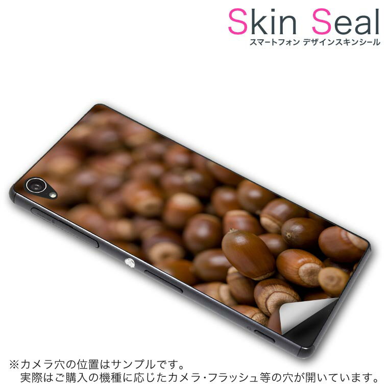 スキンシール スマホケース ステッカー スマホカバー ケース 保護シール 背面 スマホ スマートフォン 人気 プレゼント 単品 ss 006194 CP-D02 FleaPhone 　Covia Covia simfree SIMフリー その他 写真　どんぐり