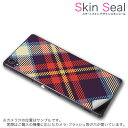 スキンシール スマホケース ステッカー スマホカバー ケース 保護シール 背面 スマホ スマートフォン 人気 プレゼント 単品 ss 007426 CP-D02 FleaPhone 　Covia Covia simfree SIMフリー チェック・ボーダー チェック　模様　赤　レッド