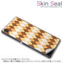 スキンシール スマホケース ステッカー スマホカバー ケース 保護シール 背面 スマホ スマートフォン 人気 プレゼント 単品 ss 008111 CP-D02 FleaPhone 　Covia Covia simfree SIMフリー チェック・ボーダー チェック　オレンジ　アーガイル