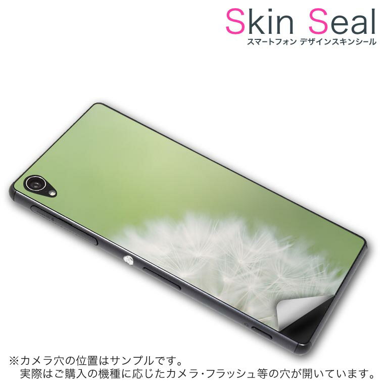 スキンシール スマホケース ステッカー スマホカバー ケース 保護シール 背面 スマホ スマートフォン 人気 プレゼント 単品 ss 008884 CP-D02 FleaPhone Covia Covia simfree SIMフリー チェック・ボーダー 写真・風景 写真 たんぽぽ 花 フラワー