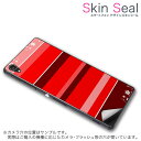 スキンシール スマホケース ステッカー スマホカバー ケース 保護シール 背面 スマホ スマートフォン 人気 プレゼント 単品 liquidz200 ss 009209 Liquid z200 　Acer Acer simfree SIMフリー フラワー　ボーダー　赤