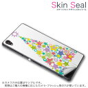 スキンシール スマホケース ステッカー スマホカバー ケース 保護シール 背面 スマホ スマートフォン 人気 プレゼント 単品 cpd02 ss 009954 CP-D02 FleaPhone Covia Covia simfree SIMフリー クリスマス ツリー 星|詳細画像