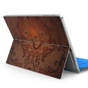 Surface Pro7 (2019) Pro6 Pro2017 pro4 用 スキンシール igsticker サーフェス ノートブック ノートパソコン カバー ケース フィルム ステッカー アクセサリー 保護 000415 ペイズリー ダマスク 花