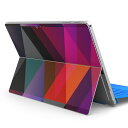 Surface Pro7 (2019) Pro6 Pro2017 pro4 用 スキンシール igsticker サーフェス ノートブック ノートパソコン カバー ケース フィルム ステッカー アクセサリー 保護 000460 バブル レインボー