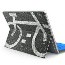 Surface Pro7 (2019) Pro6 Pro2017 pro4 用 スキンシール igsticker サーフェス ノートブック ノートパソコン カバー ケース フィルム ステッカー アクセサリー 保護 001124 自転車 道路