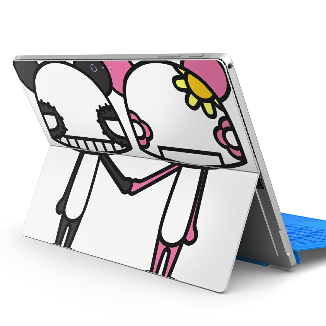 Surface Pro7 (2019) Pro6 Pro2017 pro4 用 スキンシール igsticker サーフェス ノートブック ノートパソコン カバー ケース フィルム ステッカー アクセサリー 保護 003318 動物　キャラクター