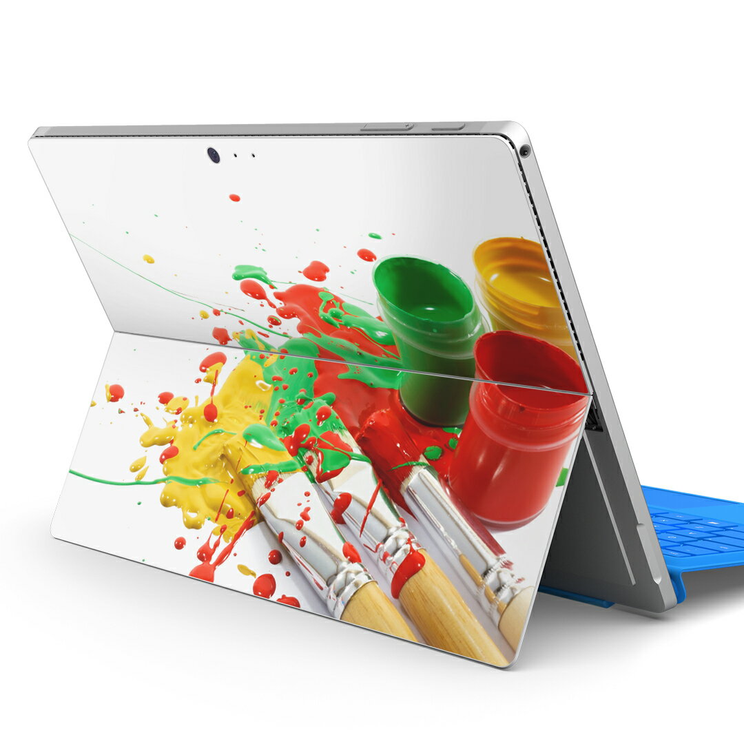 Surface Pro7 (2019) Pro6 Pro2017 pro4 用 スキンシール igsticker サーフェス ノートブック ノートパソコン カバー ケース フィルム ステッカー アクセサリー 保護 003636 クール 写真　カラフル