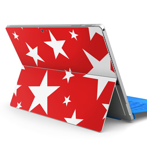 Surface Pro7 (2019) Pro6 Pro2017 pro4 用 スキンシール igsticker サーフェス ノートブック ノートパソコン カバー ケース フィルム ステッカー アクセサリー 保護 003939 星 赤 白 Surface Pro7 (2019) Pro6 Pro2017 pro4 用 スキンシール igsticker サーフェス ノートブック ノートパソコン カバー ケース フィルム ステッカー アクセサリー 保護 003939 星 赤 白