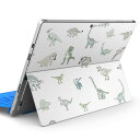 Surface Pro7 (2019) Pro6 Pro2017 pro4 用 スキンシール igsticker サーフェス ノートブック ノートパソコン カバー ケース フィルム ステッカー アクセサリー 保護 020768 マスクデザイン 恐竜 ダイナソー Dinosaurs