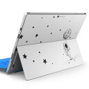 Surface Pro7 (2019) Pro6 Pro2017 pro4 用 スキンシール igsticker サーフェス ノートブック ノートパソコン カバー ケース フィルム ステッカー アクセサリー 保護 020842 マスクデザイン 宇宙 惑星 飛行士