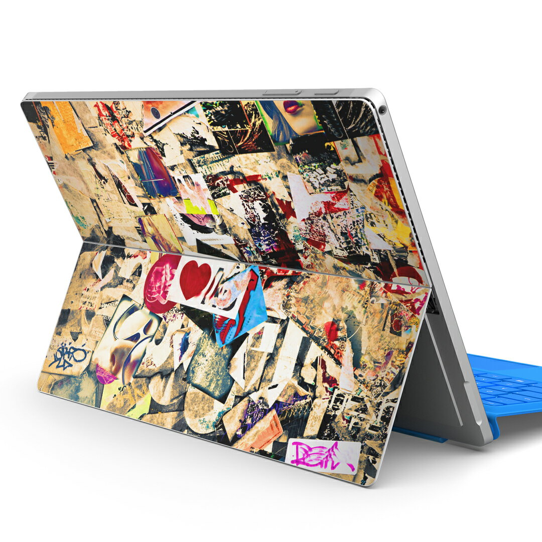 Surface Pro7 (2019) Pro6 Pro2017 pro4 用 スキンシール igsticker サーフェス ノートブック ノートパソコン カバー ケース フィルム ステッカー アクセサリー 保護 004852 写真 外国人