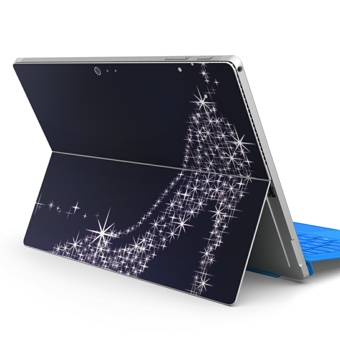 Surface Pro7 (2019) Pro6 Pro2017 pro4 用 スキンシール igsticker サーフェス ノートブック ノートパソコン カバー ケース フィルム ステッカー アクセサリー 保護 005643 靴 ヒール きらきら