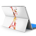 Surface Pro7 (2019) Pro6 Pro2017 pro4 用 スキンシール igsticker サーフェス ノートブック ノートパソコン カバー ケース フィルム ステッカー アクセサリー 保護 006191 建物 蝶 音符(2)