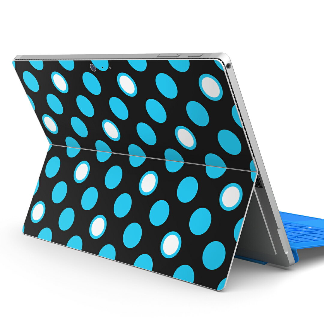 Surface Pro7 (2019) Pro6 Pro2017 pro4 用 スキンシール igsticker サーフェス ノートブック ノートパソコン カバー ケース フィルム ステッカー アクセサリー 保護 006197 水玉 模様