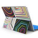 Surface Pro7 (2019) Pro6 Pro2017 pro4 用 スキンシール igsticker サーフェス ノートブック ノートパソコン カバー ケース フィルム ステッカー アクセサリー 保護 006887 レインボー 星