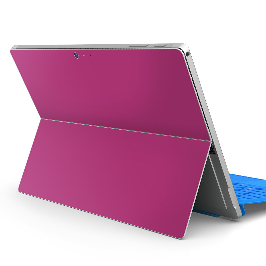 Surface Pro7 (2019) Pro6 Pro2017 pro4 用 スキンシール igsticker サーフェス ノートブック ノートパソコン カバー ケース フィルム ステッカー アクセサリー 保護 008989 シンプル　無地　紫