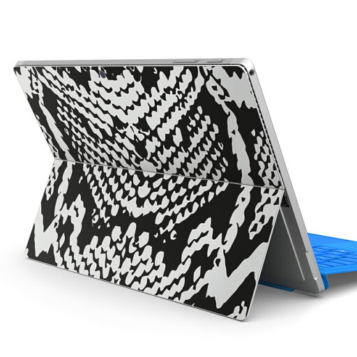Surface Pro7 (2019) Pro6 Pro2017 pro4 用 スキンシール igsticker サーフェス ノートブック ノートパソコン カバー ケース フィルム ステッカー アクセサリー 保護 011586 蛇柄 アニマル柄 黒 Surface Pro7 (2019) Pro6 Pro2017 pro4 用 スキンシール igsticker サーフェス ノートブック ノートパソコン カバー ケース フィルム ステッカー アクセサリー 保護 011586 蛇柄 アニマル柄 黒