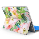 Surface Pro7 (2019) Pro6 Pro2017 pro4 用 スキンシール igsticker サーフェス ノートブック ノートパソコン カバー ケース フィルム ステッカー アクセサリー 保護 012057 花 植物 パステル(2)