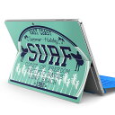Surface Pro7 (2019) Pro6 Pro2017 pro4 用 スキンシール igsticker サーフェス ノートブック ノートパソコン カバー ケース フィルム ステッカー アクセサリー 保護 012455 サーフ ロゴ ビーチ(2)