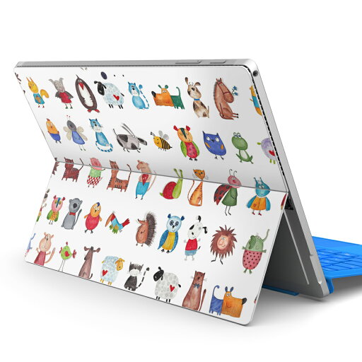 Surface Pro7 (2019) Pro6 Pro2017 pro4 用 スキンシール igsticker サーフェス ノートブック ノートパソコン カバー ケース フィルム ステッカー アクセサリー 保護 013501 動物 かわいい イラスト Surface Pro7 (2019) Pro6 Pro2017 pro4 用 スキンシール igsticker サーフェス ノートブック ノートパソコン カバー ケース フィルム ステッカー アクセサリー 保護 013501 動物 かわいい イラスト