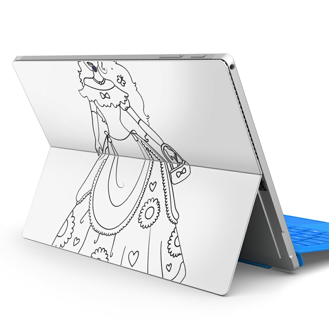 商品特徴・貼るだけでかんたん着せ替え、Surface pro 9 /pro 8 /pro X /pro 7 /2017 /4 専用デザインスキンシール・高精細プリントで写真と遜色のない仕上がり！半光沢シートでしっとりツヤのある表現力・ちょっ...