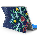 Surface Pro7 (2019) Pro6 Pro2017 pro4 用 スキンシール igsticker サーフェス ノートブック ノートパソコン カバー ケース フィルム ステッカー アクセサリー 保護 013740 七夕 短冊 夏