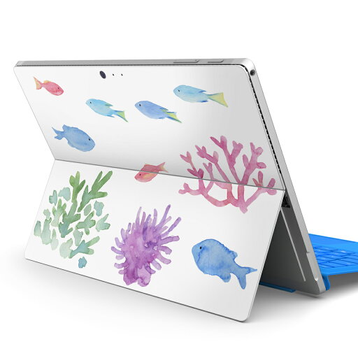 Surface Pro7 (2019) Pro6 Pro2017 pro4 用 スキンシール igsticker サーフェス ノートブック ノートパソコン カバー ケース フィルム ステッカー アクセサリー 保護 014279 海 魚 珊瑚 Surface Pro7 (2019) Pro6 Pro2017 pro4 用 スキンシール igsticker サーフェス ノートブック ノートパソコン カバー ケース フィルム ステッカー アクセサリー 保護 014279 海 魚 珊瑚