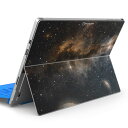 Surface Pro7 (2019) Pro6 Pro2017 pro4 用 スキンシール igsticker サーフェス ノートブック ノートパソコン カバー ケース フィルム ステッカー アクセサリー 保護 018335 宇宙 写真(2)