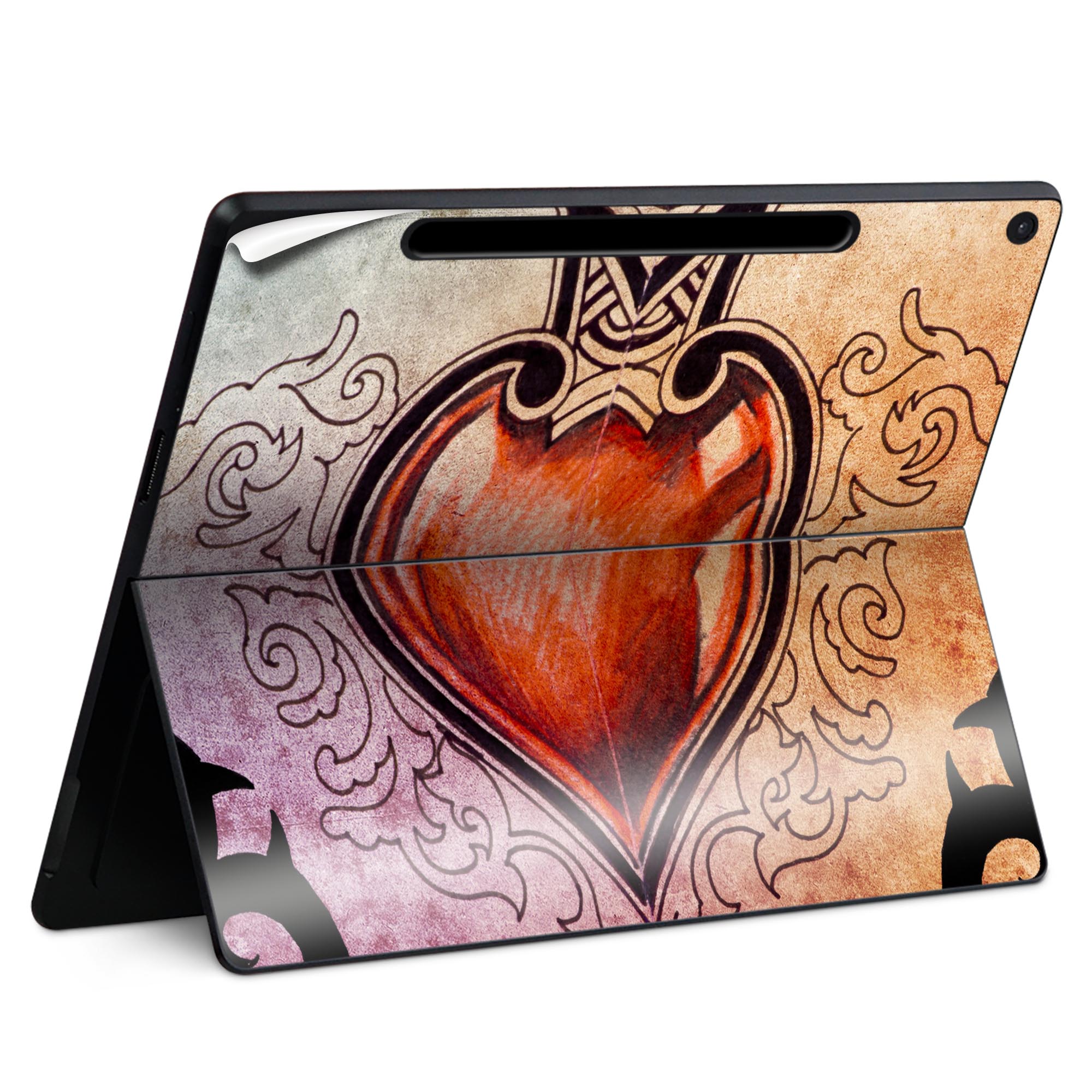 商品特徴・貼るだけでかんたん着せ替え、Surfac Pro 12インチ(2025) 共通対応デザインスキンシール・高精細プリントで写真と遜色のない仕上がり！半光沢シートでしっとりツヤのある表現力・ちょっとしたすり傷からSurface本体を保...