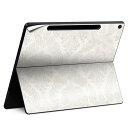 Surface Pro 12 インチ (2025) 用 スキンシール 全面スキンシール フル SurfacePro12 用 背面 底 ステッカー 保護シール 高品質再剥離性シート キャラクター かわいい 023396 女性 顔 人物 000766 ダマスク 模様