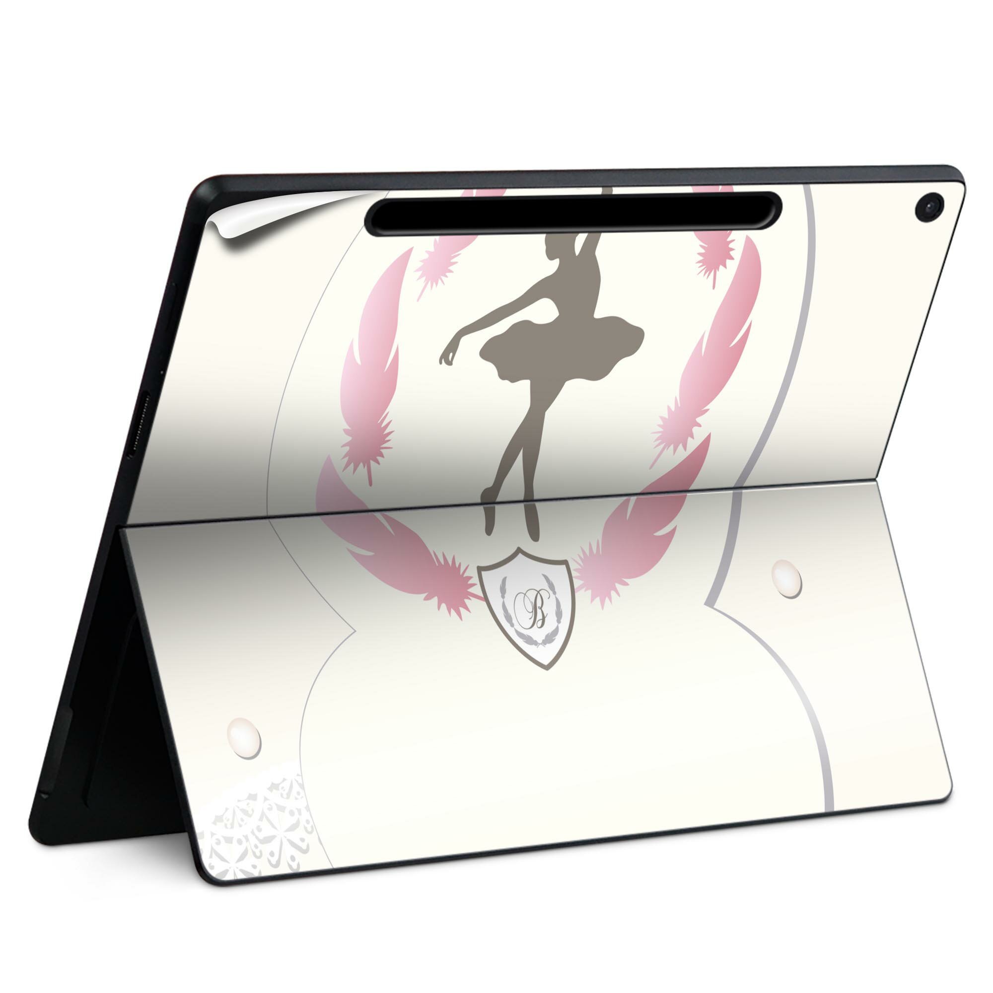 Surface Pro 12 インチ (2025) 用 スキンシール 全面スキンシール フル SurfacePro12 用 背面 底 ステ..