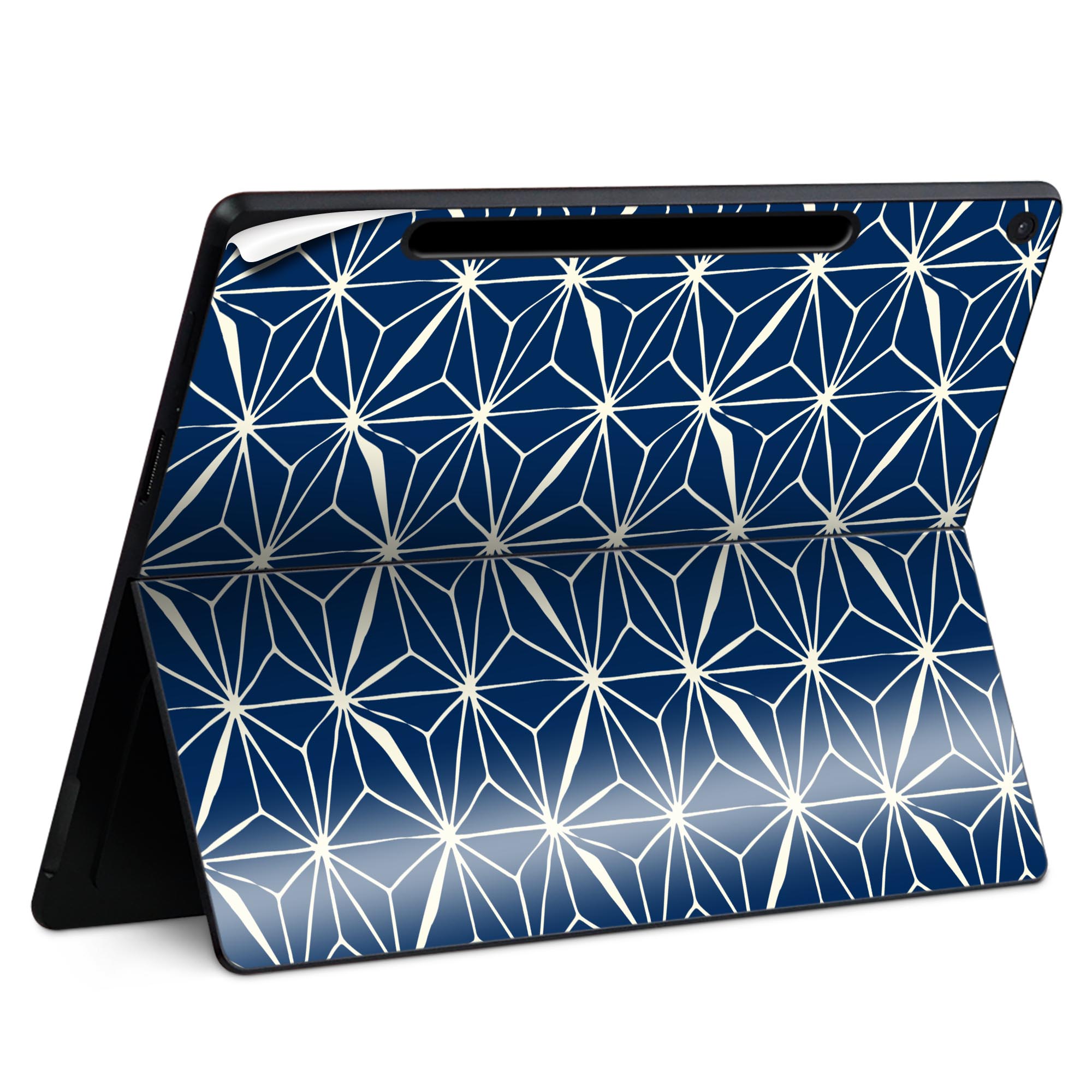 Surface Pro 12 インチ (2025) 用 スキンシール 全面スキンシール フル SurfacePro12 用 背面 底 ステッカー 保護シール 高品質再剥離性シート キャラクター かわいい 023396 女性 顔 人物 020672 こどもの日 和柄