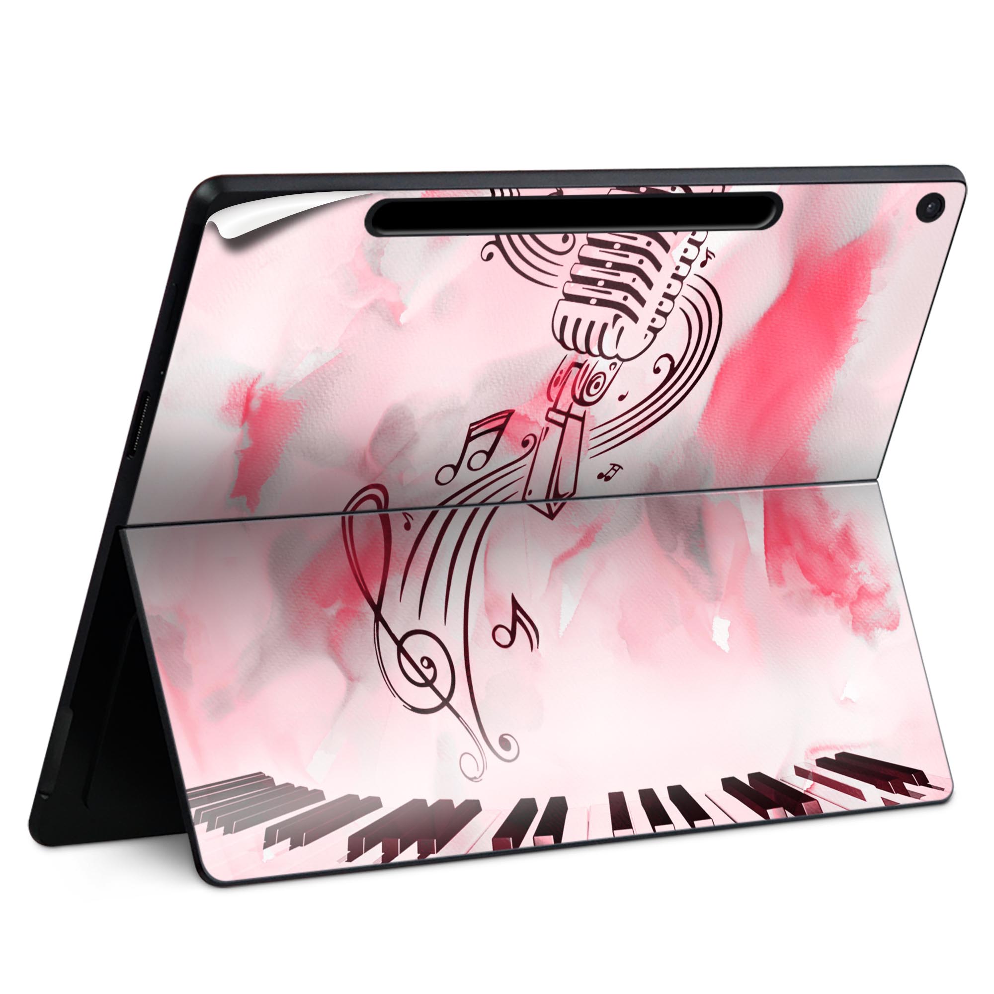 Surface Pro 12 インチ (2025) 用 スキンシール 全面スキンシール フル SurfacePro12 用 背面 底 ステ..