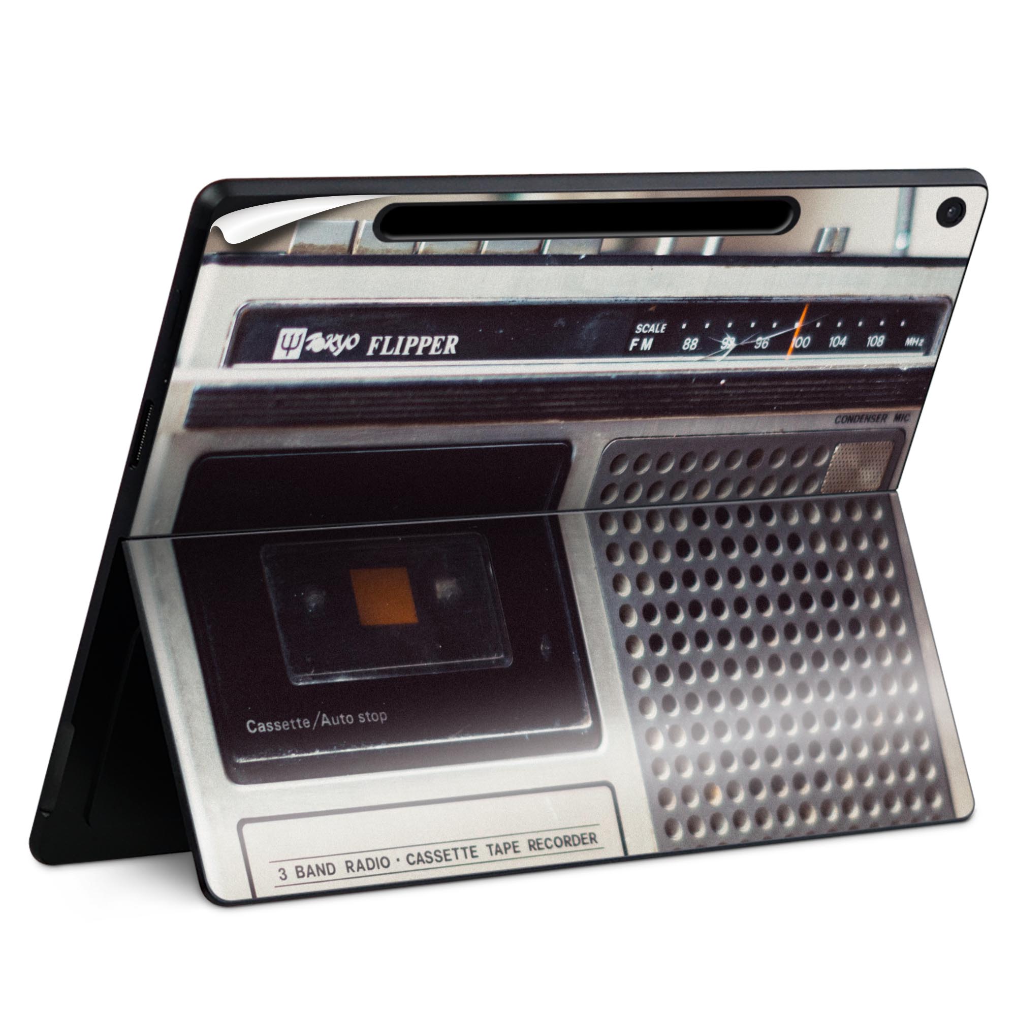 Surface Pro 12 インチ (2025) 用 スキンシール 全面スキンシール フル SurfacePro12 用 背面 底 ステ..