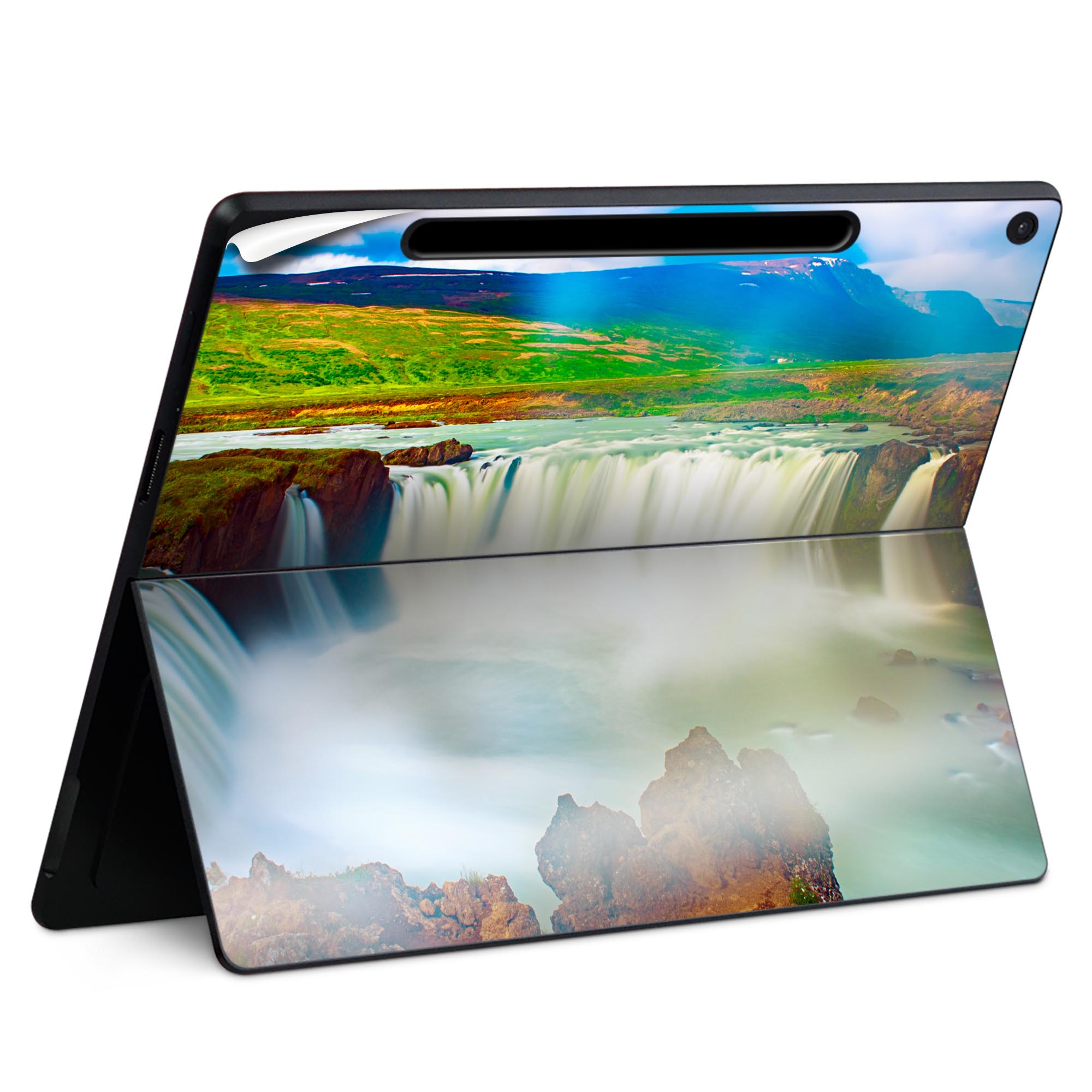 Surface Pro 12 インチ (2025) 用 スキンシール 全面スキンシール フル SurfacePro12 用 背面 底 ステ..