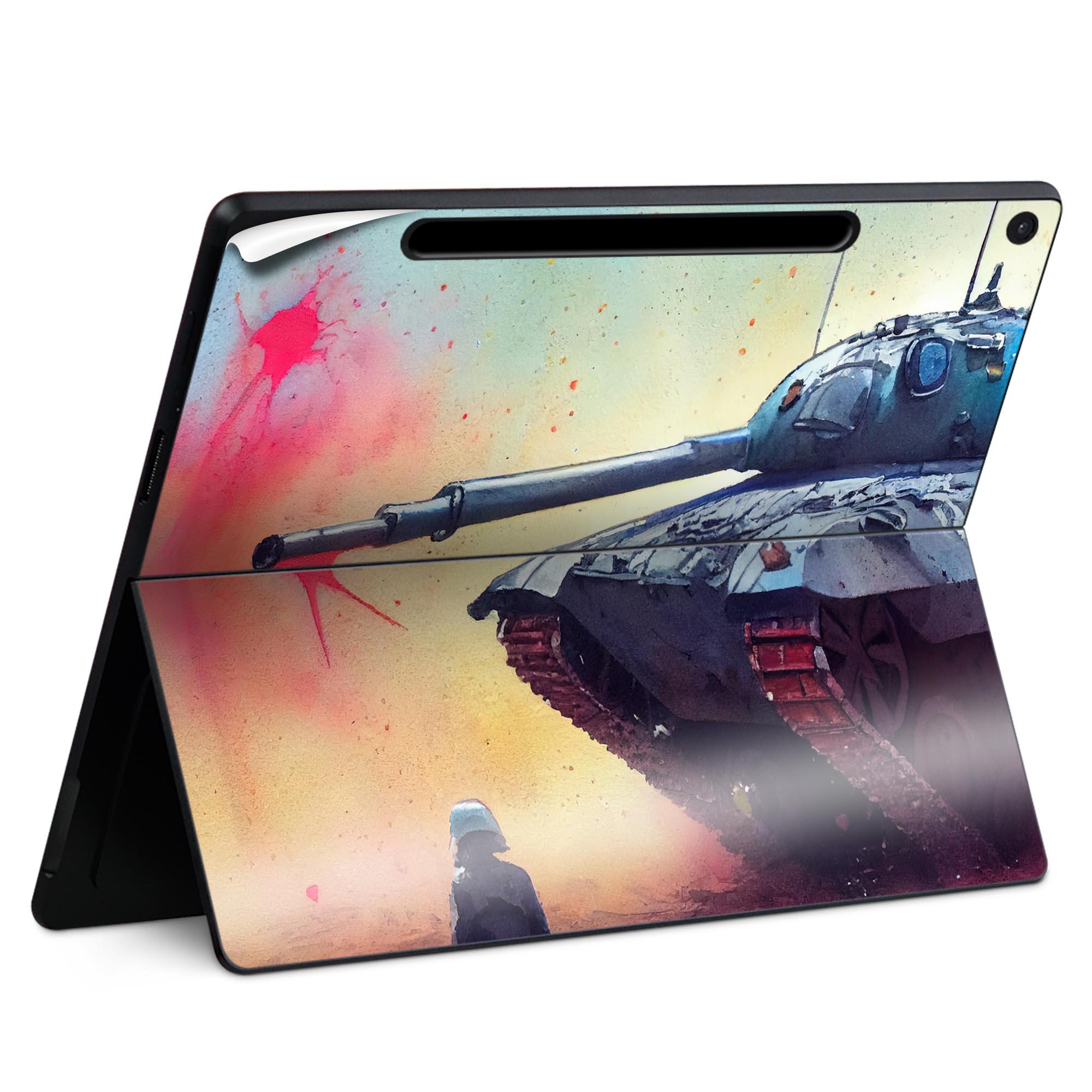 Surface Pro 12 インチ (2025) 用 スキンシール 全面スキンシール フル SurfacePro12 用 背面 底 ステ..