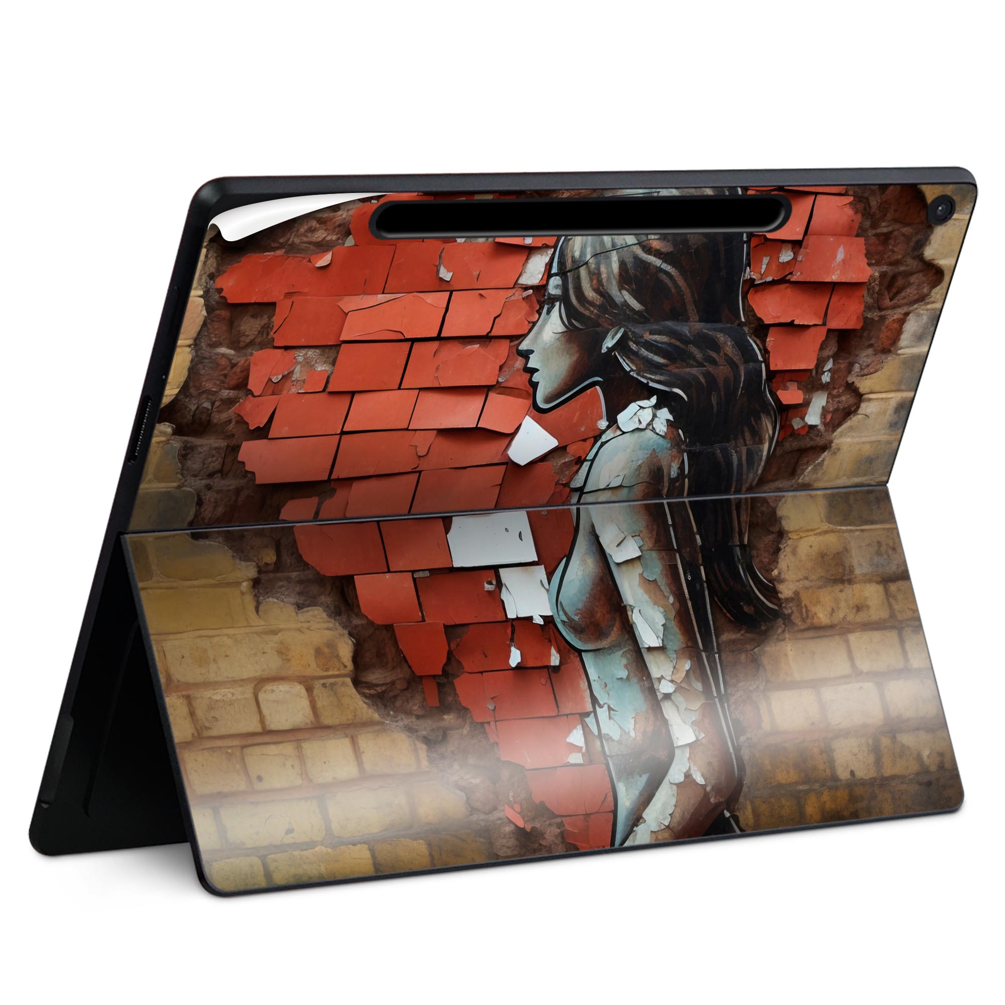 Surface Pro 12 インチ (2025) 用 スキンシール 全面スキンシール フル SurfacePro12 用 背面 底 ステ..