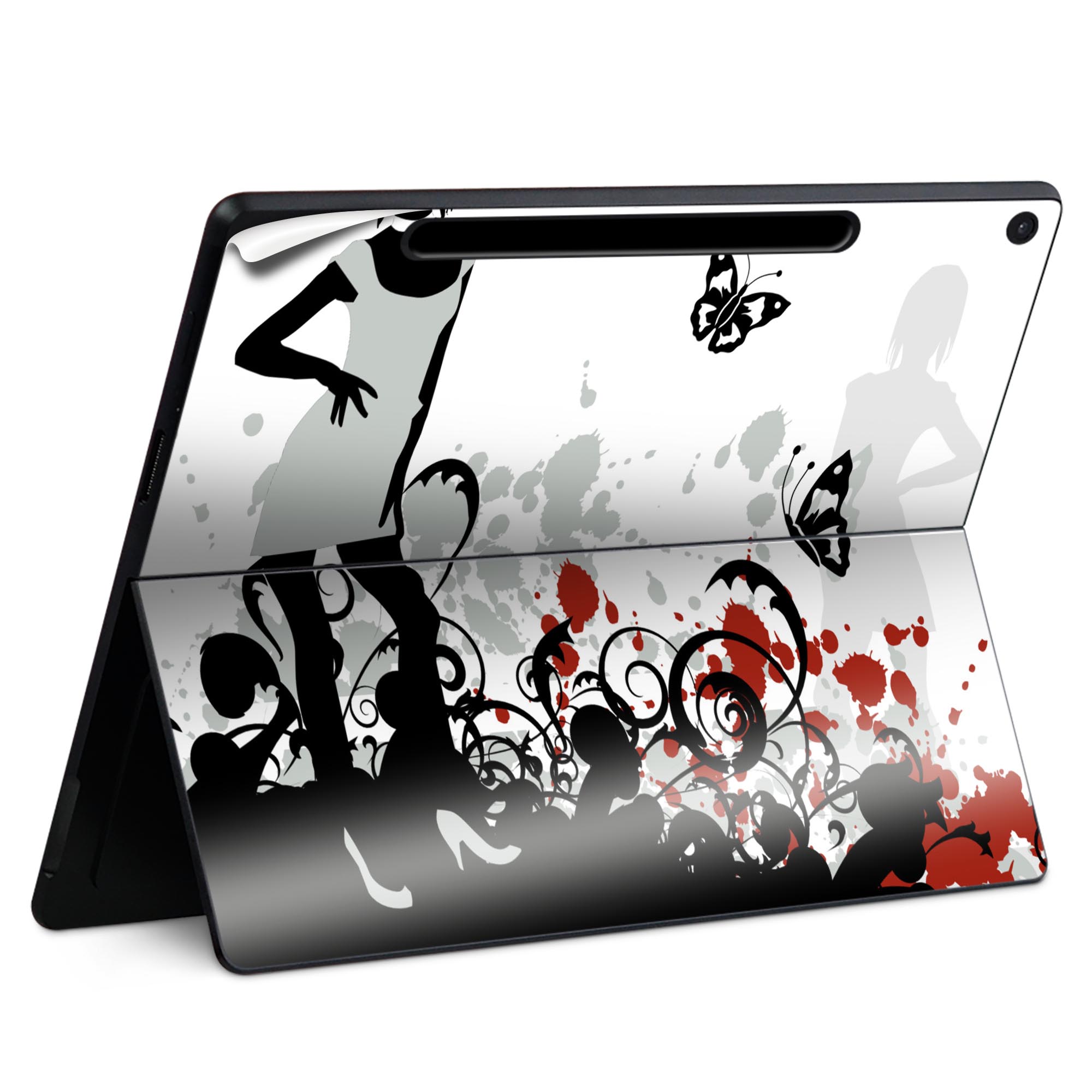 商品特徴・貼るだけでかんたん着せ替え、Surfac Pro 12インチ(2025) 共通対応デザインスキンシール・高精細プリントで写真と遜色のない仕上がり！半光沢シートでしっとりツヤのある表現力・ちょっとしたすり傷からSurface本体を保...