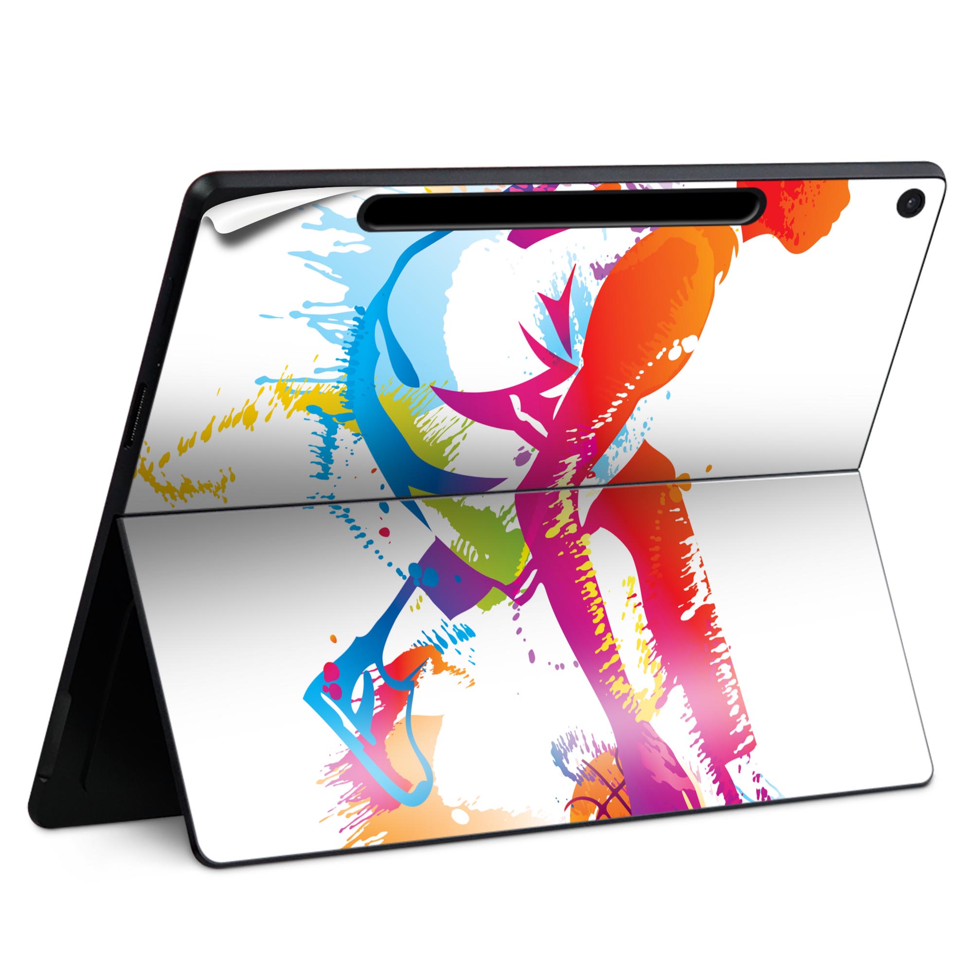 Surface Pro 12 インチ (2025) 用 スキンシール 全面スキンシール フル SurfacePro12 用 背面 底 ステ..