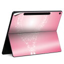 Surface Pro 12 インチ (2025) 用 スキンシール 全面スキンシール フル SurfacePro12 用 背面 底 ステッカー 保護シール 高品質再剥離性シート キャラクター かわいい 023396 女性 顔 人物 004938 ハート ピンク バレンタイン