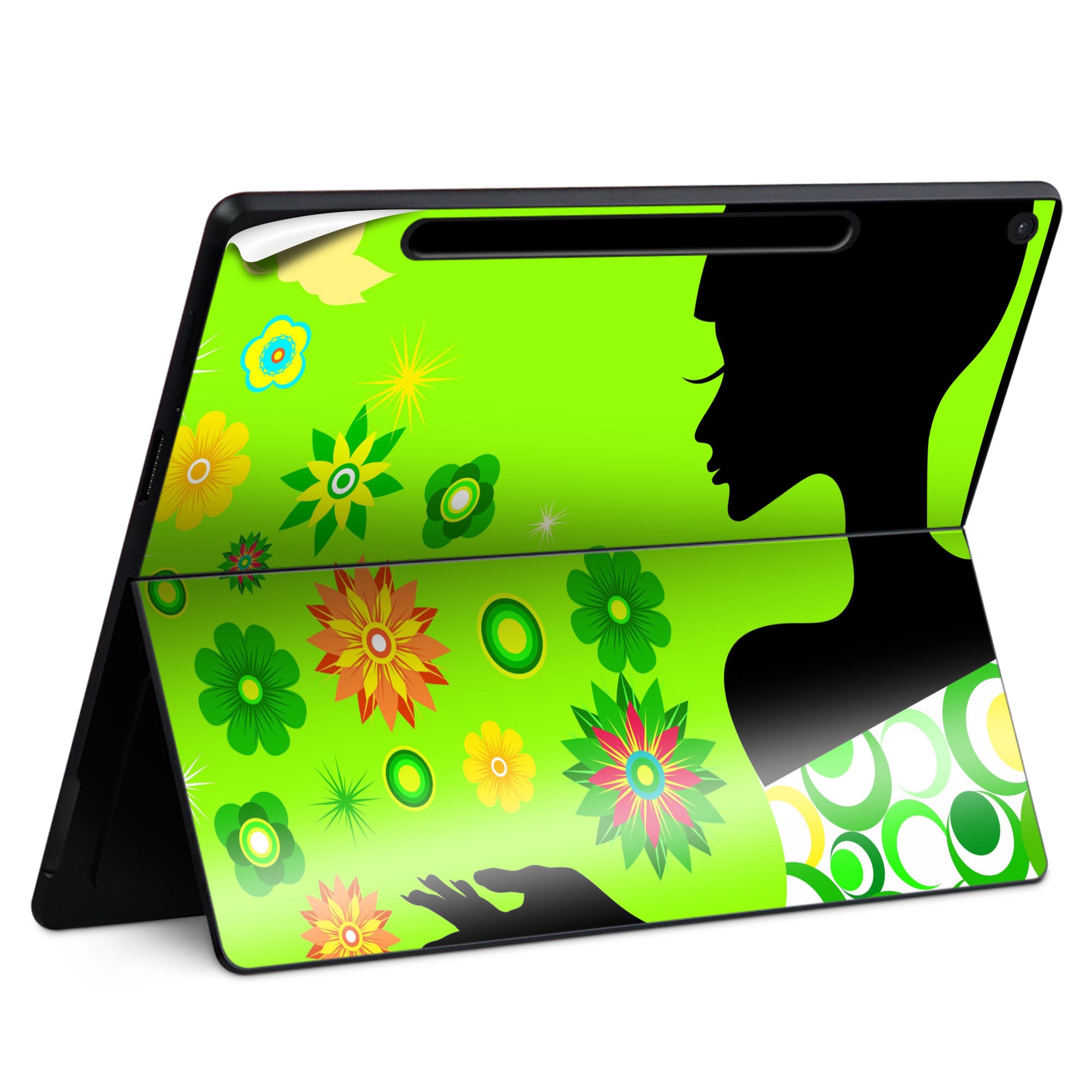 商品特徴・貼るだけでかんたん着せ替え、Surfac Pro 12インチ(2025) 共通対応デザインスキンシール・高精細プリントで写真と遜色のない仕上がり！半光沢シートでしっとりツヤのある表現力・ちょっとしたすり傷からSurface本体を保...