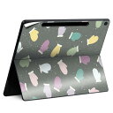 Surface Pro 12 インチ (2025) 用 スキンシール 全面スキンシール フル SurfacePro12 用 背面 底 ステッカー 保護シール 高品質再剥離性シート キャラクター かわいい 023396 女性 顔 人物 050097