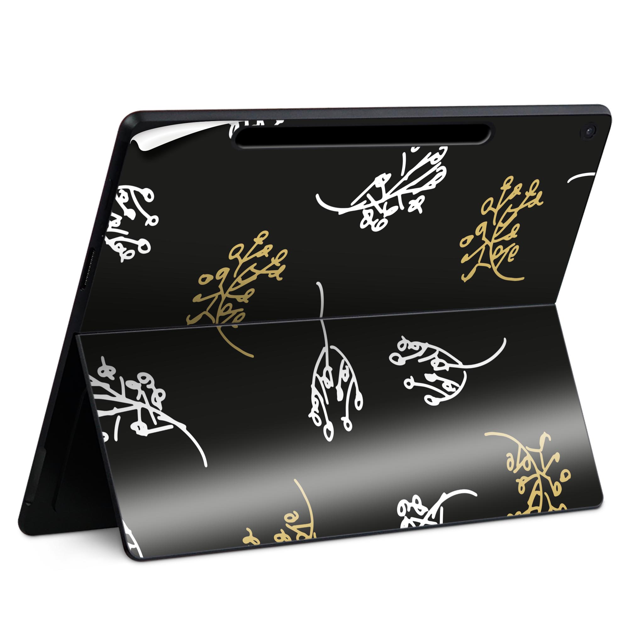 Surface Pro 12 インチ (2025) 用 スキンシール 全面スキンシール フル SurfacePro12 用 背面 底 ステッカー 保護シール 高品質再剥離性シート キャラクター かわいい 023396 女性　顔　人物 050184