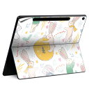 Surface Pro 12 インチ (2025) 用 スキンシール 全面スキンシール フル SurfacePro12 用 背面 底 ステッカー 保護シール 高品質再剥離性シート キャラクター かわいい 023396 女性 顔 人物 050401