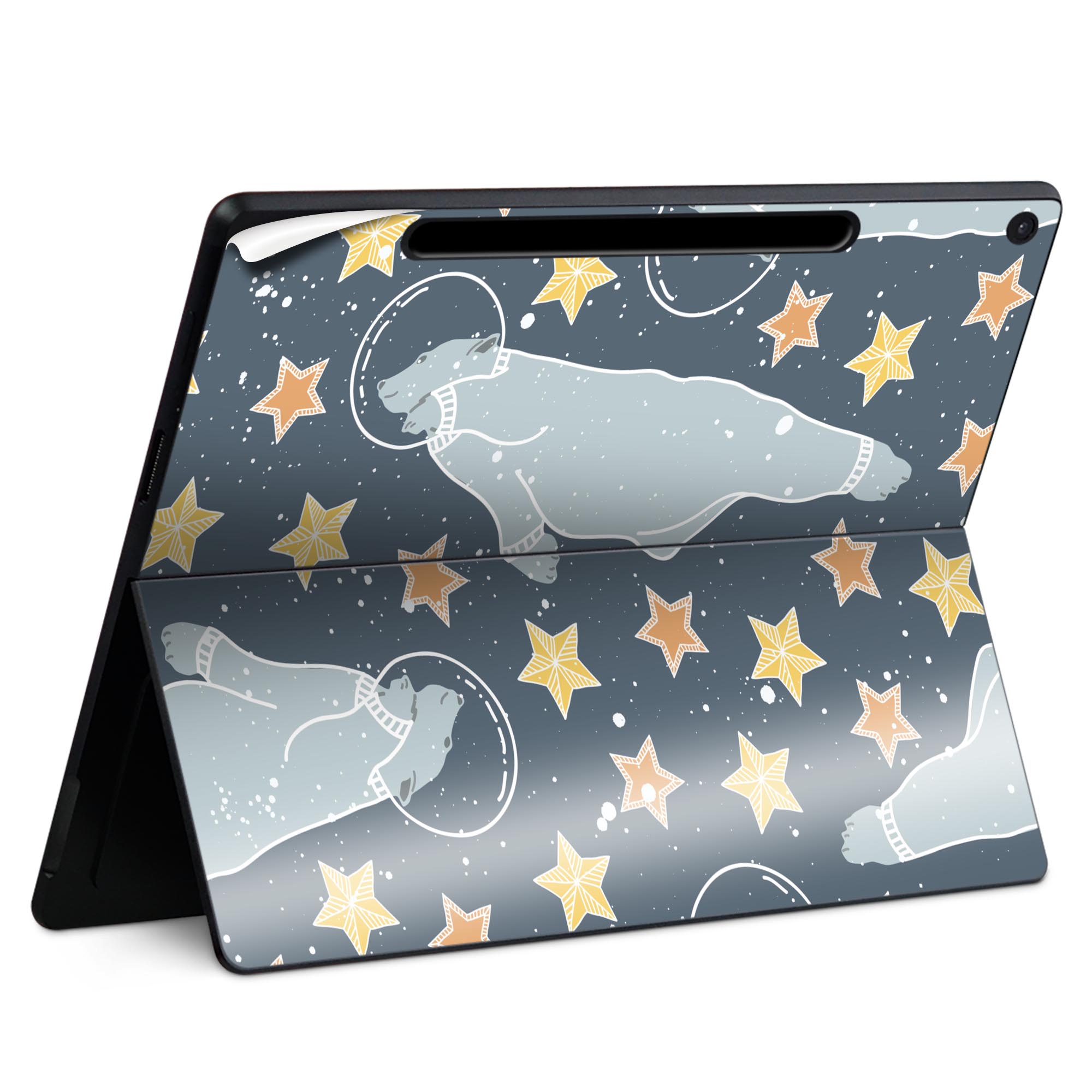 Surface Pro 12 インチ (2025) 用 スキンシール 全面スキンシール フル SurfacePro12 用 背面 底 ステッカー 保護シール 高品質再剥離..